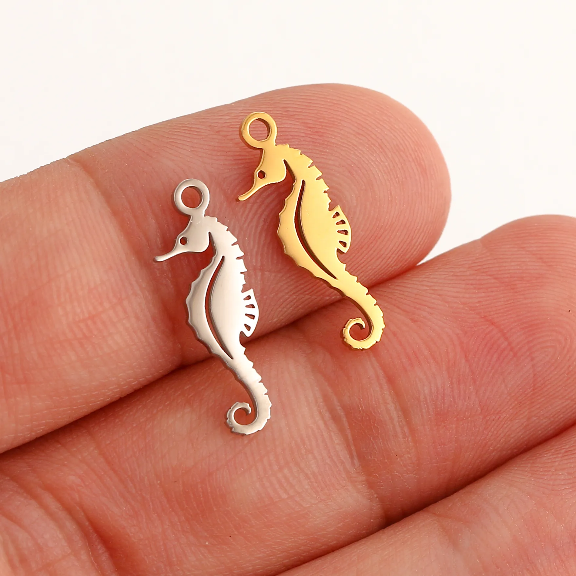 Authentic 5Pc Animal Tropical Marine Life Charms Ocean Theme Sea Horse Pendant For Jewelry Making Diy Earring Necklace