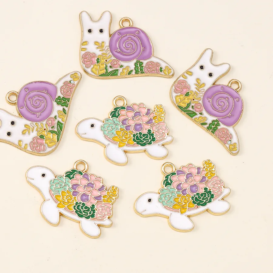 Authentic The Meadow Garden Enamel Talismans: Decachord of Flora and Fauna