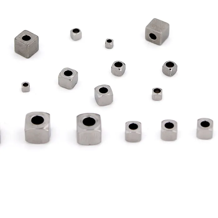 Authentic Celestial Cube Spacer Beads: 50‑30 Pieces of Radiant Geometry for Sacred Crafts
