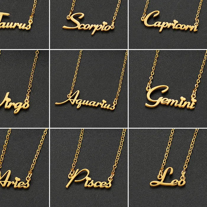 Authentic Celestial Zodiac Gold-Plated Constellation Talisman