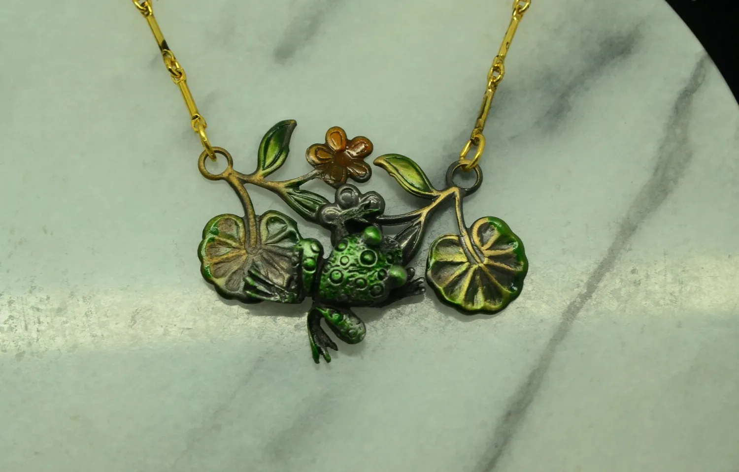 Authentic The Gilded Path of Whimsical Journey Pendant