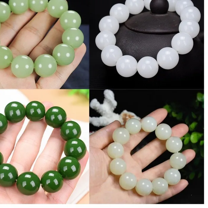 Authentic Chronicles of the Earth: Sacred Hetian Jade Sugar Bead Talisman