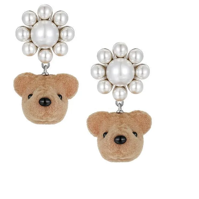 Authentic Whispering Ursine Blossoms: The Flocked Teddy and Pearl Amulet