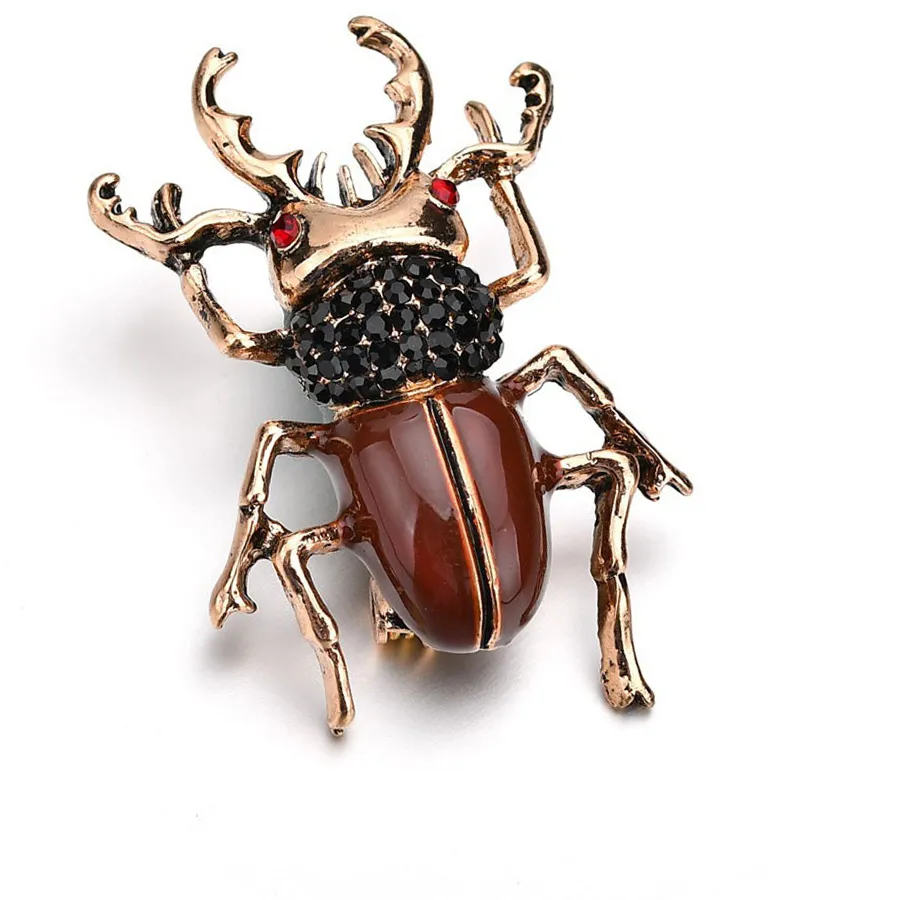 Authentic The Scarab of Manifestation: Lifelike Enamel Beetle Talisman