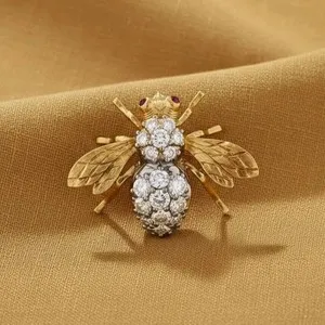 Authentic The Gilded Pollinator: A Radiant Talisman of Abundance