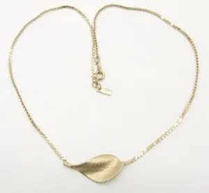 Authentic The Verdant Leaf of Merlite Gold Choker