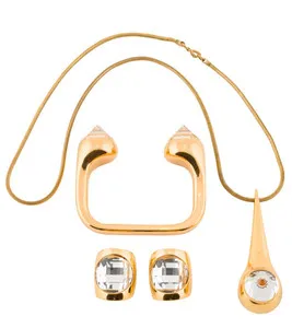 Authentic The Balmain Luminary: A Golden Parure of Celestial Light