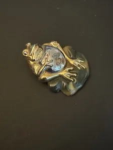 Authentic The Gilded Amphibian: A Talisman of Metamorphosis and Abundance