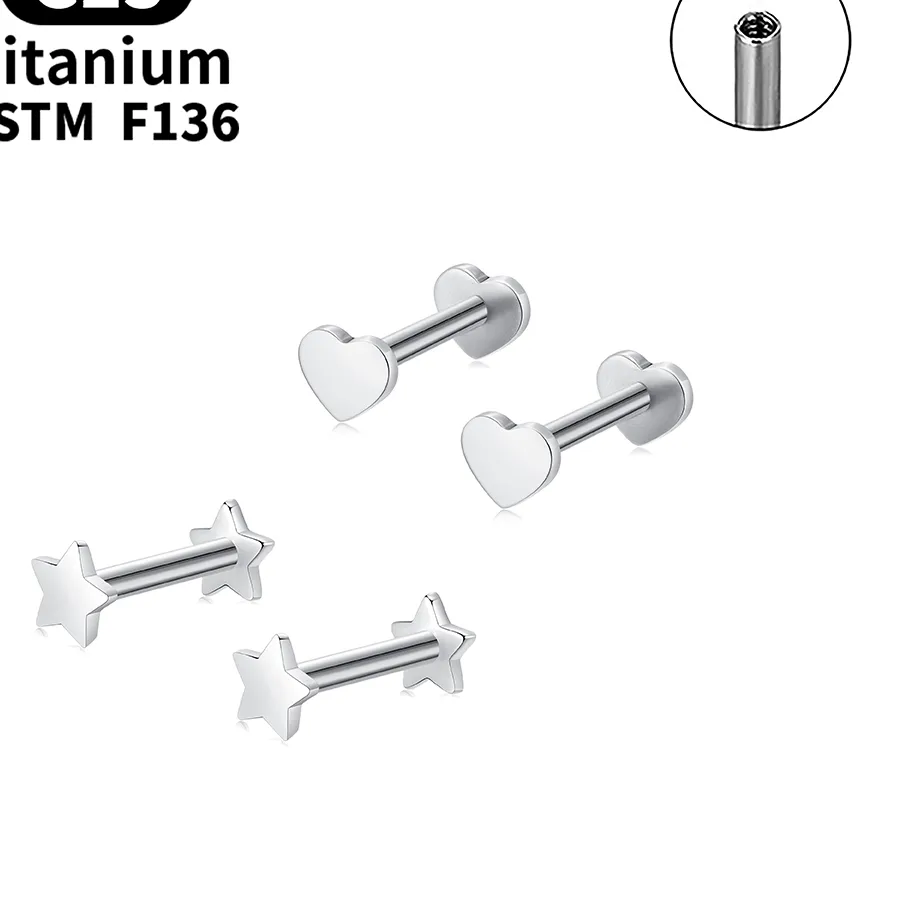 Authentic Celestial G23 Titanium Ethereal Studs