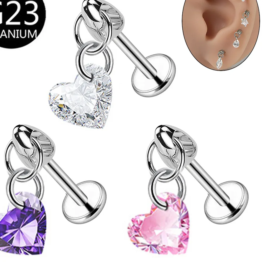 Authentic Celestial Heart G23 Titanium Piercing Talisman