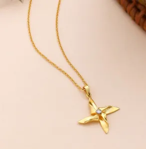 Authentic The Verdant Sanctum: 14k Gold-Plated Sterling Silver Jungle Pendant