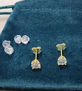 Authentic Sacred Illumination: 5mm Moissanite Guardians of Inner Light