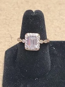 Authentic Rose Gold Empyrean Ring: Unveiling the Mystical Heart of Moissanite
