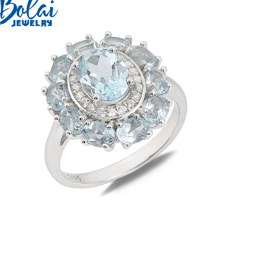Authentic Moonlit Sky Blue Topaz Ring – November Birthstone of Serenity