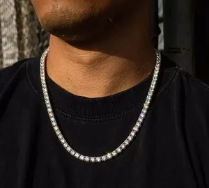 Authentic Celestial Radiance: The Luminous Eternity Tennis Necklace