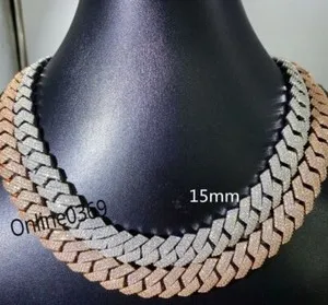 Authentic The Celestial Sovereign: 15mm Radiant Cuban Link Chain