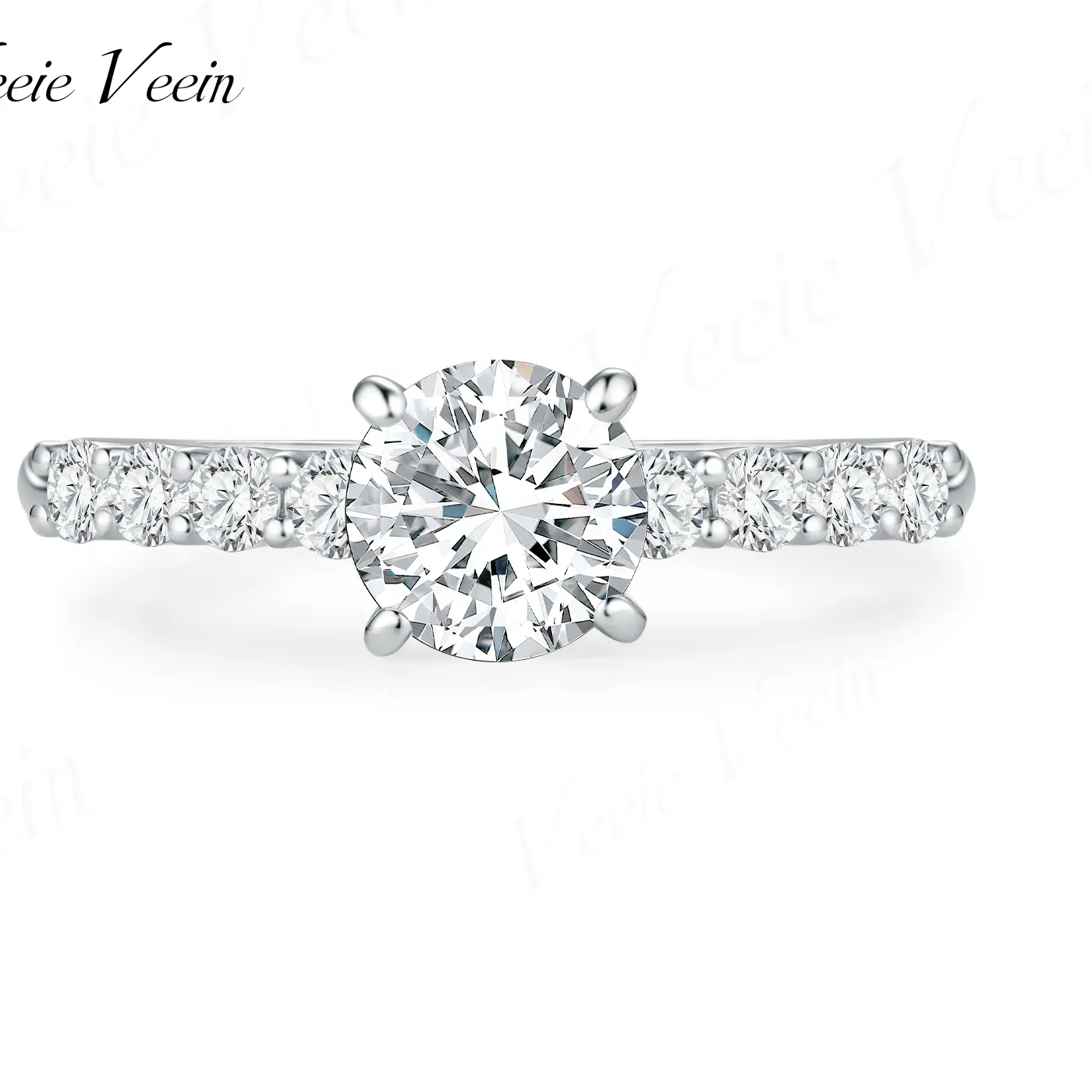 Authentic Radiant Starlight Solitaire: The 1ct Lab-Grown Diamond and Solid 18k White Gold Ring of Eternal Illumination