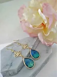 Authentic Gleaming Golden Tear Dangle Talismans
