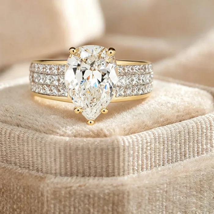 Authentic The Golden Tear of Illumination Ring