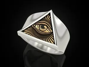 Authentic The Eye of Providence: Sovereign Skull & All-Seeing Eye Talisman
