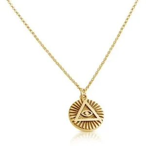Authentic The Gilded Sentinel: All-Seeing Eye Sigil Pendant