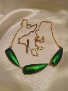 Authentic The Golden Carapace Amulet of Iridescent Dreams