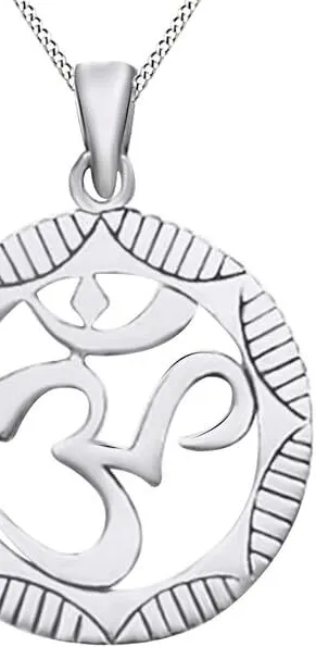 Authentic The Cosmic Resonance Om Pendant in 14K Gold-Plated Sterling Silver