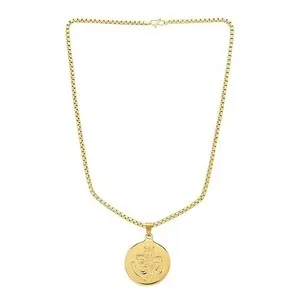 Authentic Radiant Golden OM Sacred Vibration Pendant