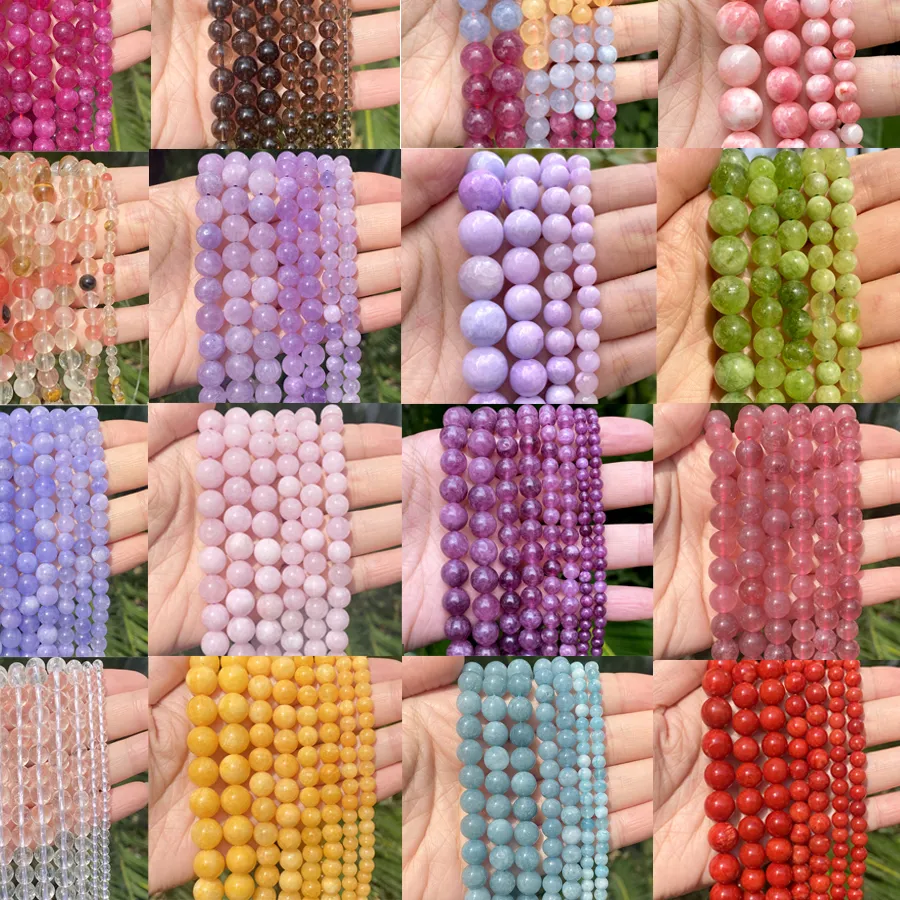 Authentic Conductor of Sacred Harmony: Natural Earth Gemstone Spacers
