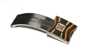 Authentic Authentic 15mm Ebel Classic Wave / Gold Plated Bracelet Buckle!