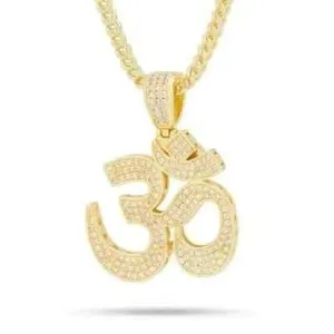 Authentic The Sacred OM: Radiant Golden Resonance Pendant