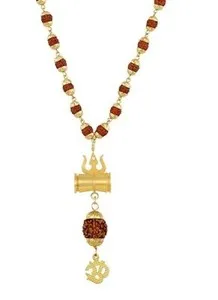 Authentic Sacred Resonance: The Rudraksha Shiva Om Amulet