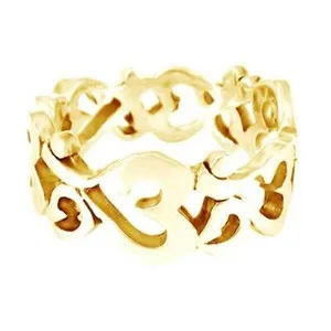 Authentic The Eternal Resonance Aum 14K Gold Plated Band