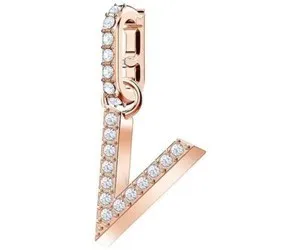 Authentic Unlock the Mystical Code of the Rose: SWAROVSKI Charm of the Sacred 'V'