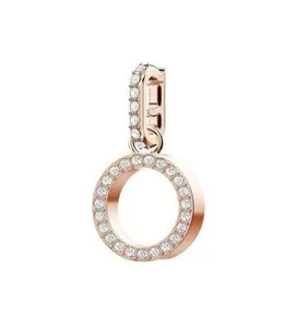 Authentic The Radiant Circle of O - Swarovski Rose Gold Remix Letter Charm