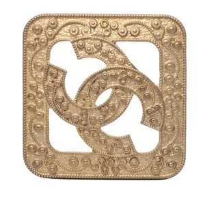 Authentic Coco's Golden Radiance: Diamond-Shaped Elegance