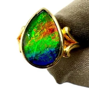 Authentic Mystical Ammolite Tears: Protective Amulet for the Soul