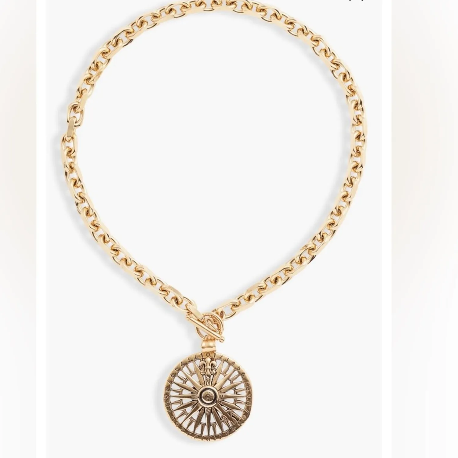 Authentic Bracha M Compass 14KT Gold Plated SOLD OUT