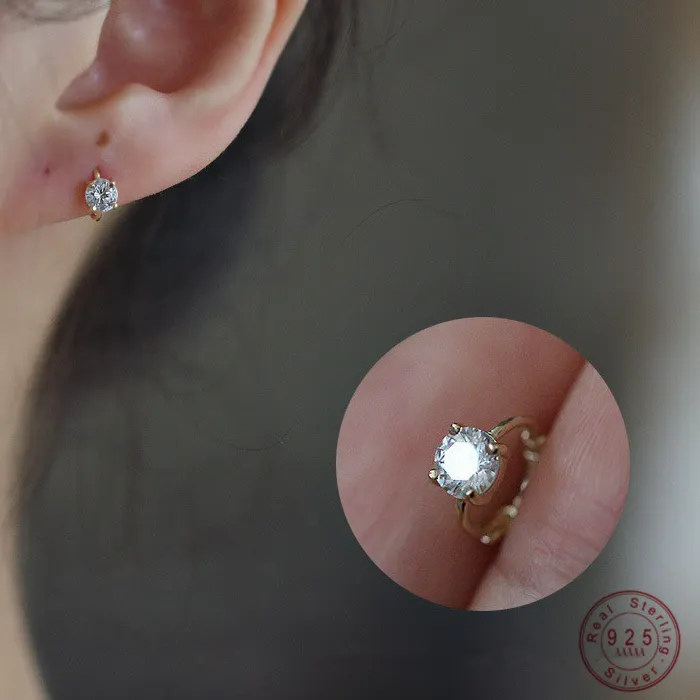 Authentic Guardian of Love: Four-Clawed Zircon Earrings