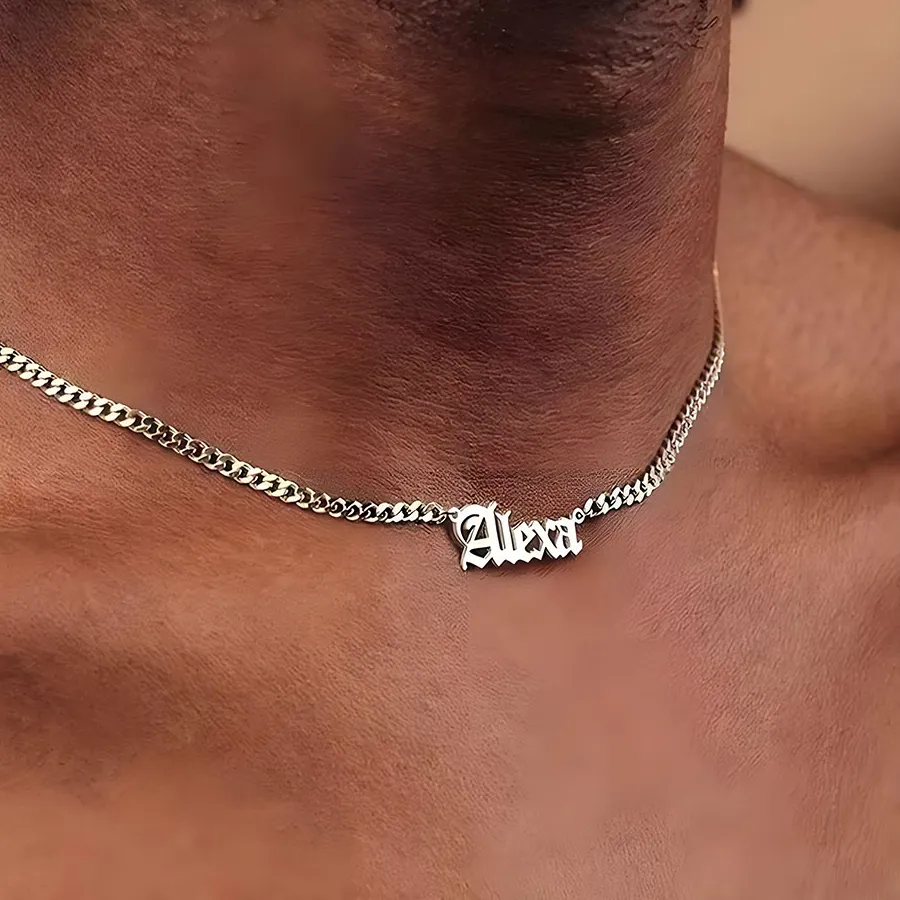 Authentic Eternal Script Gothic Choker of Personal Sovereignty