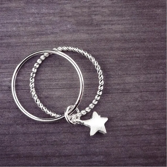 Authentic Celestial Orbit Starry Twist Talisman in Sterling Silver