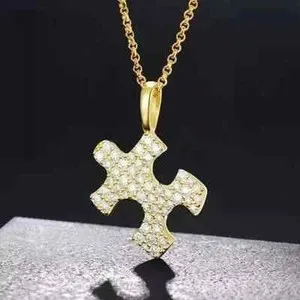Authentic The Alchemist's Embrace: Moissanite Heart Connector Pendant