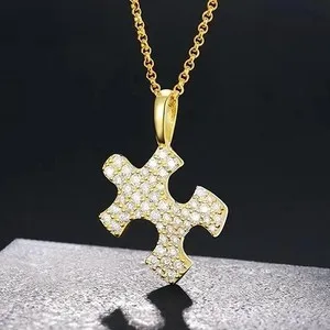 Authentic The Golden Cipher Puzzle Piece Diamond Talisman