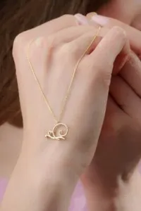 Authentic The Golden Spiral of Solitude: Dainty Snail Talisman
