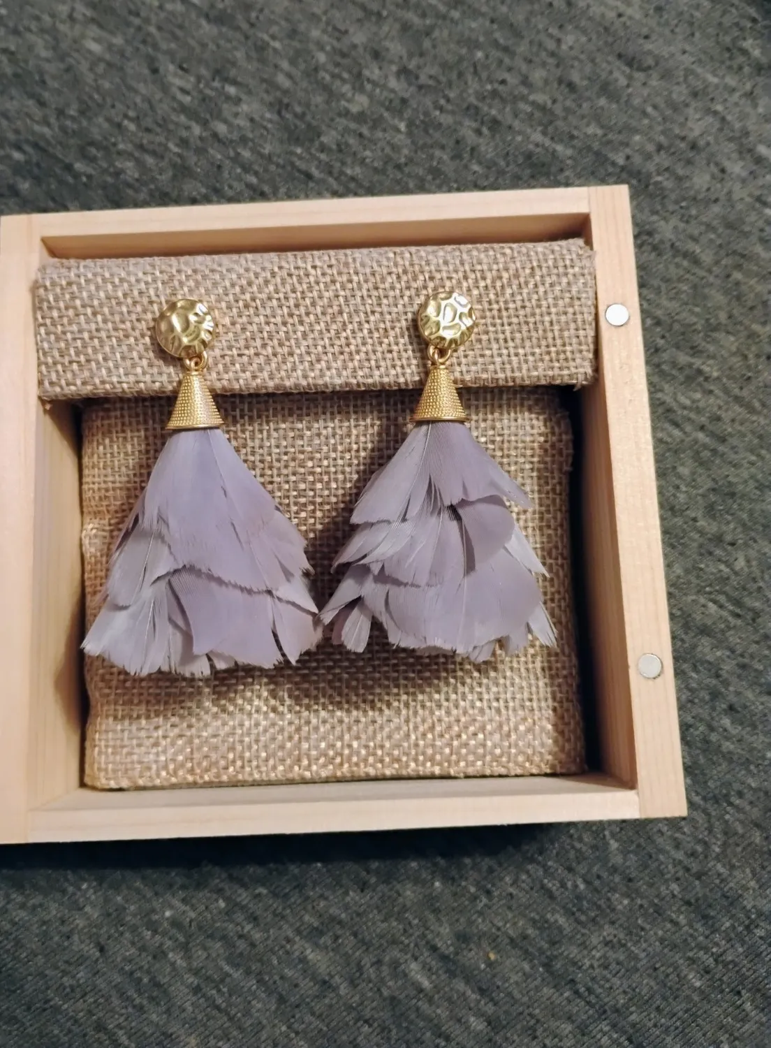 Authentic Eternal Youth: Pheasant Feather Earrings with Golden Radiance