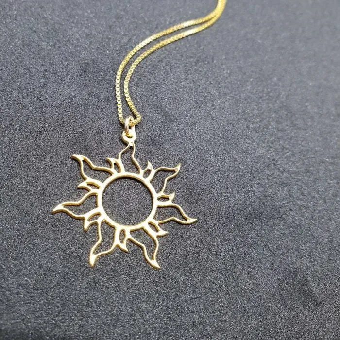 Authentic Solar Spirit Totem Amulet A Golden Sun Pendant Of Radiant Empowerment