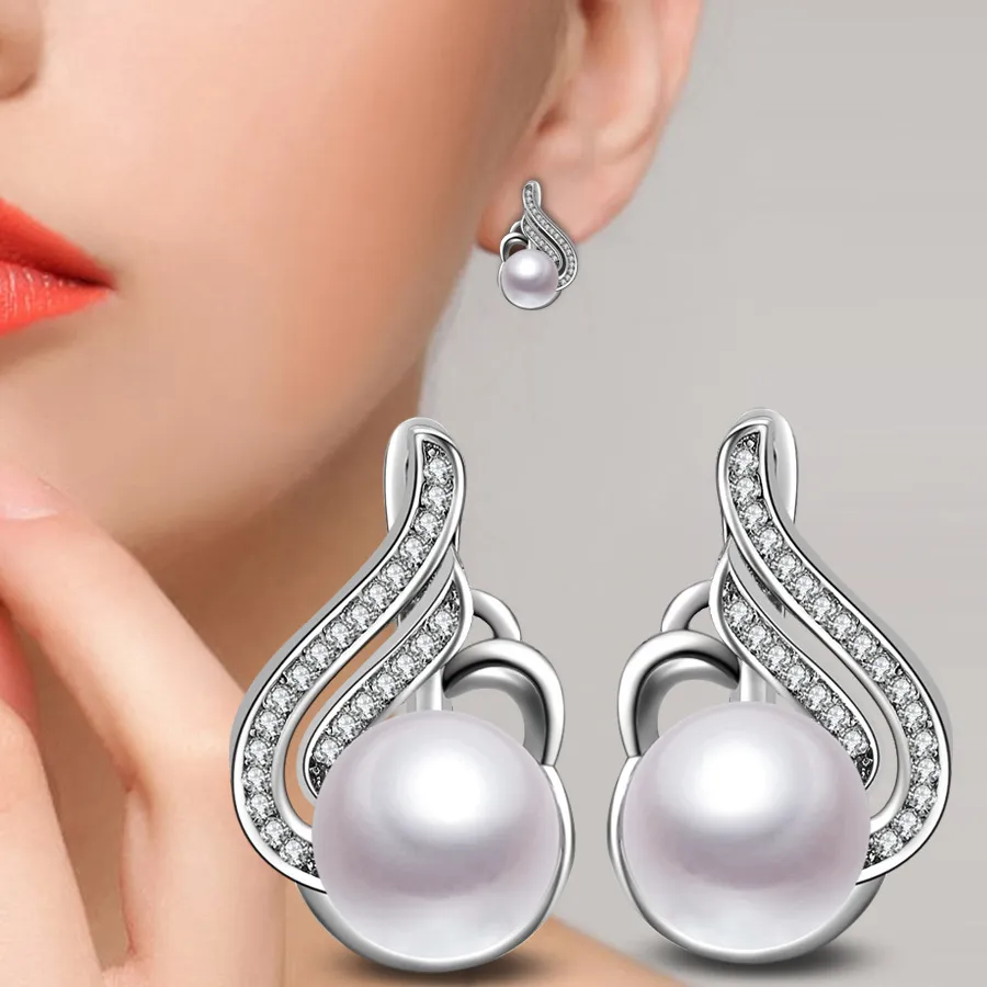 Authentic Pearl of Protection: Enchanted 925 Silver Earrings for the Modern Goddess