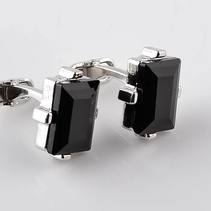 Authentic The Obsidian Threshold: Sovereign Square Cuff Links