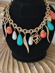 Authentic The Gilded Oracle: Vintage Luminescent Statement Collar