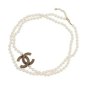 Authentic The Golden Coco Constellation Long Pearl Talisman